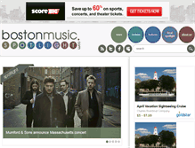 Tablet Screenshot of bostonmusicspotlight.com